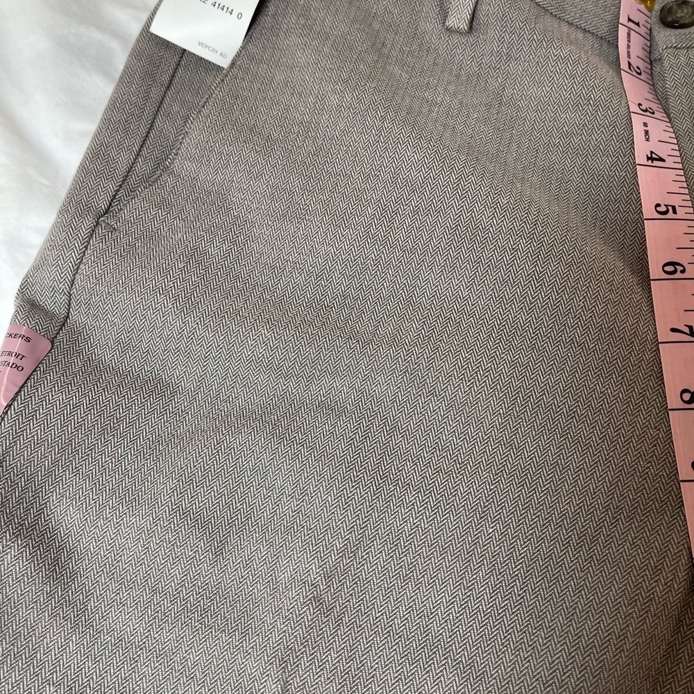 Dockers Gray Dress Pants Classic Flat-Front Design - Picture 5 of 11